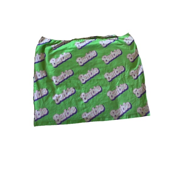 Barbie Logo Skirt Size 2x Pink / Green Cosplay Costume NWT - Picture 2 of 5
